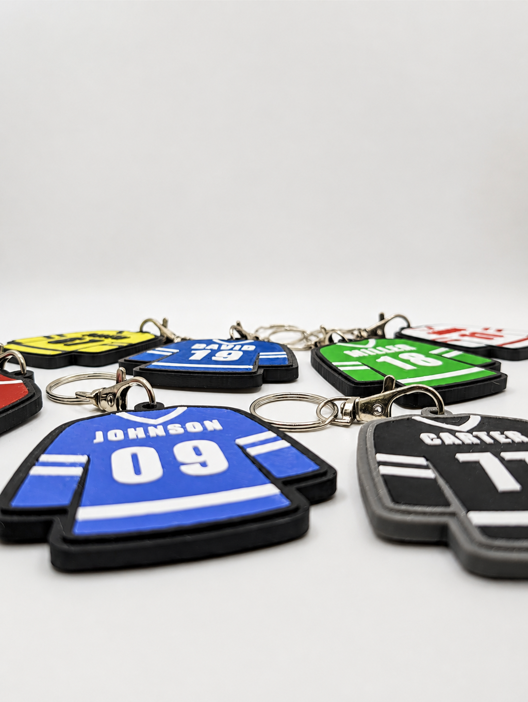 Hockey Jersey Tags Keychain