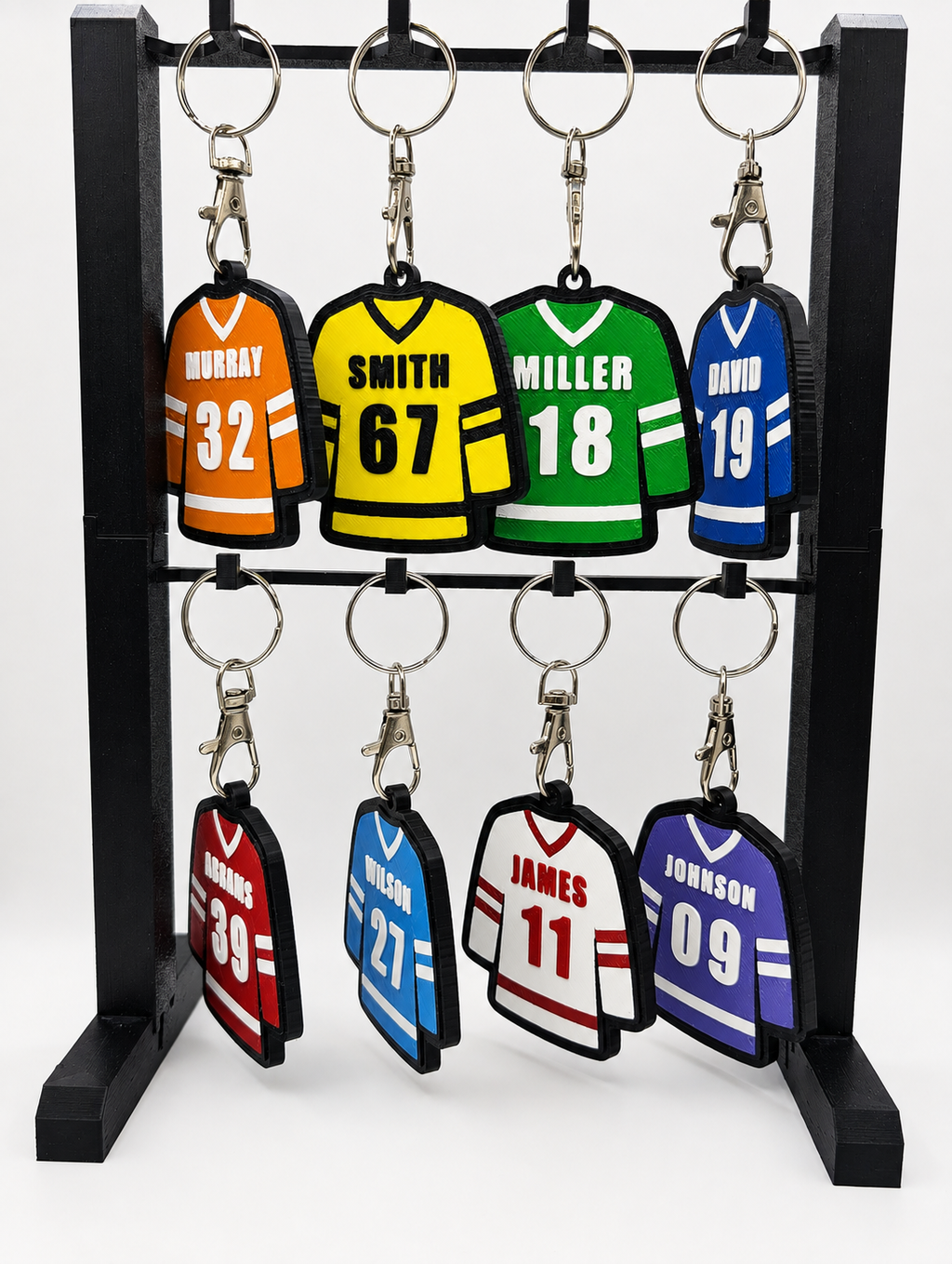 Hockey Jersey Tags Keychain