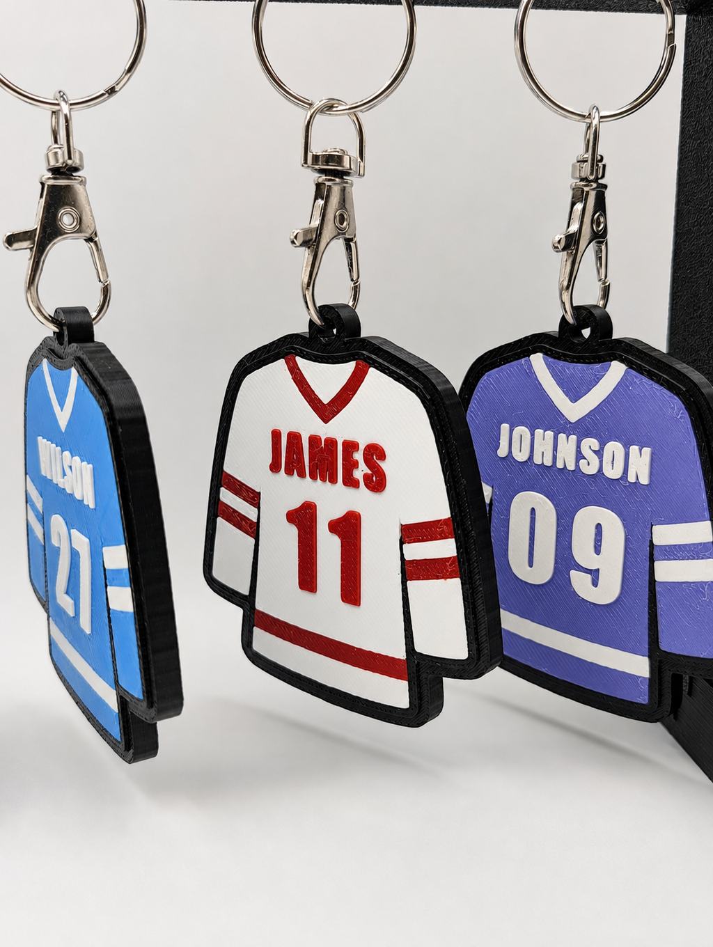 Hockey Jersey Tags Keychain