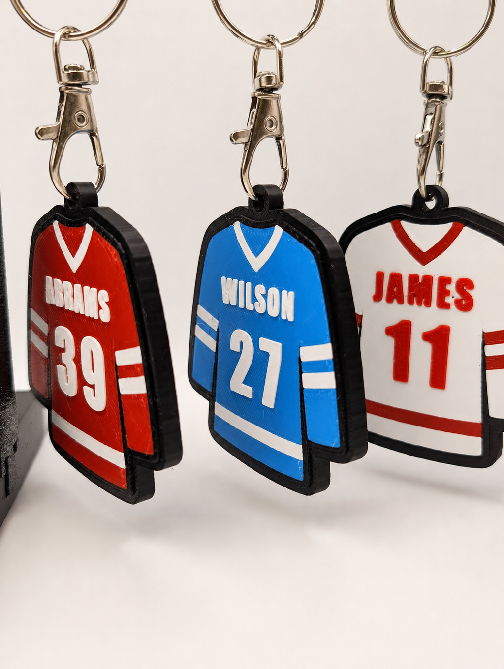 Hockey Jersey Tags Keychain