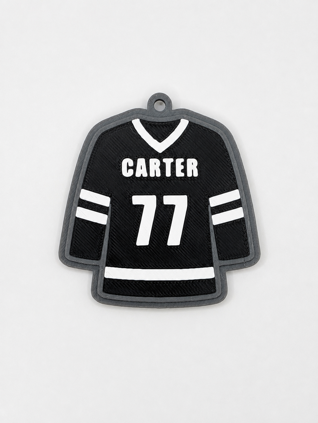 Hockey Jersey Tags Keychain