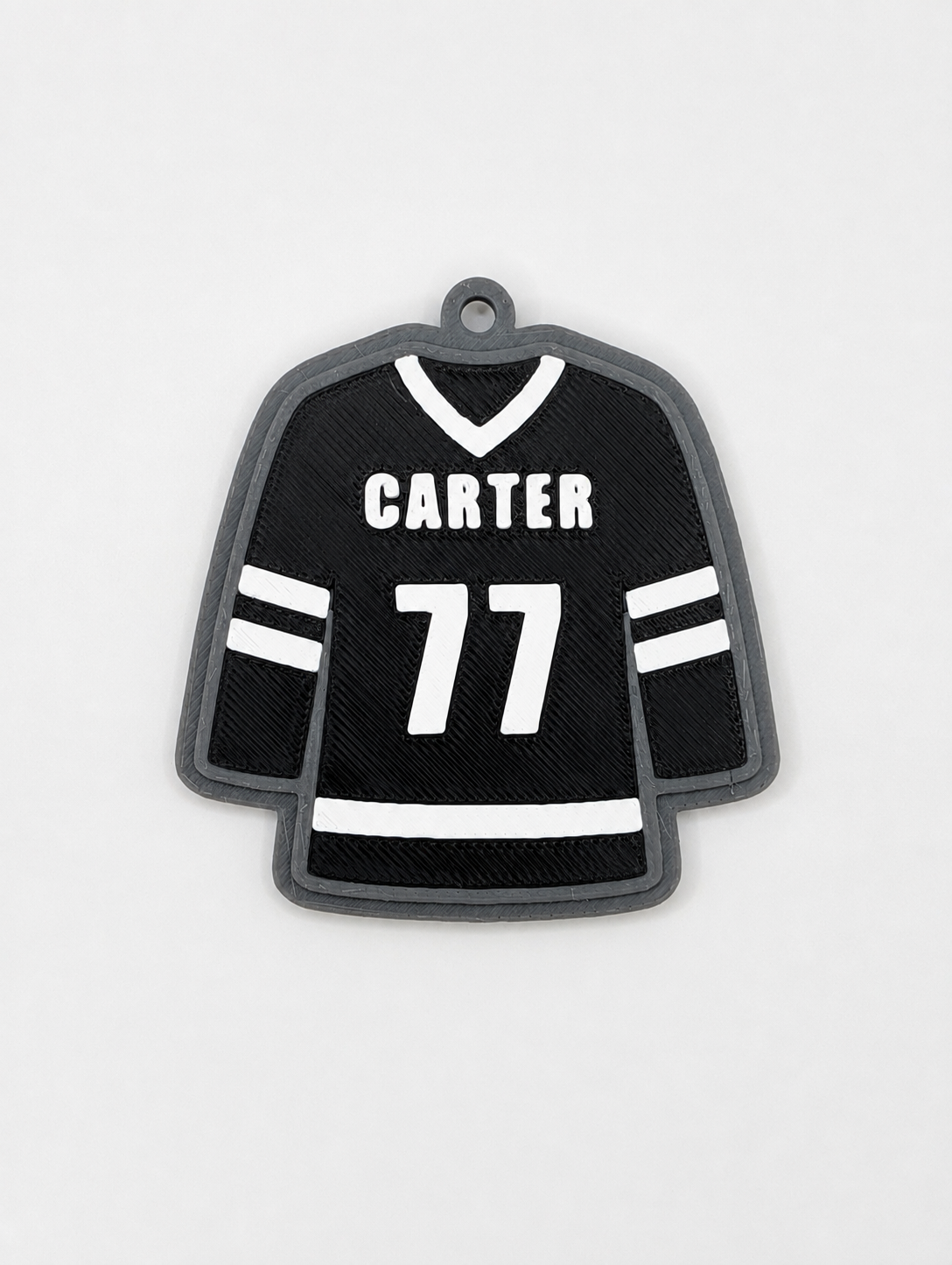 Hockey Jersey Tags Keychain