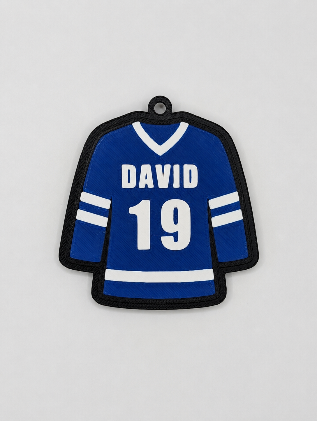 Hockey Jersey Tags Keychain