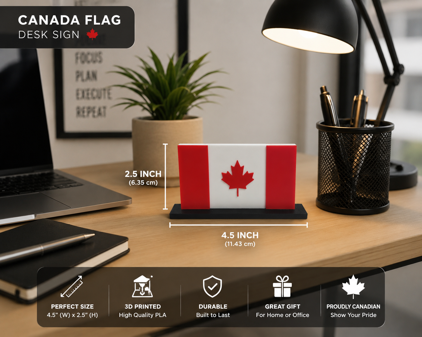 Canada Desk Sign