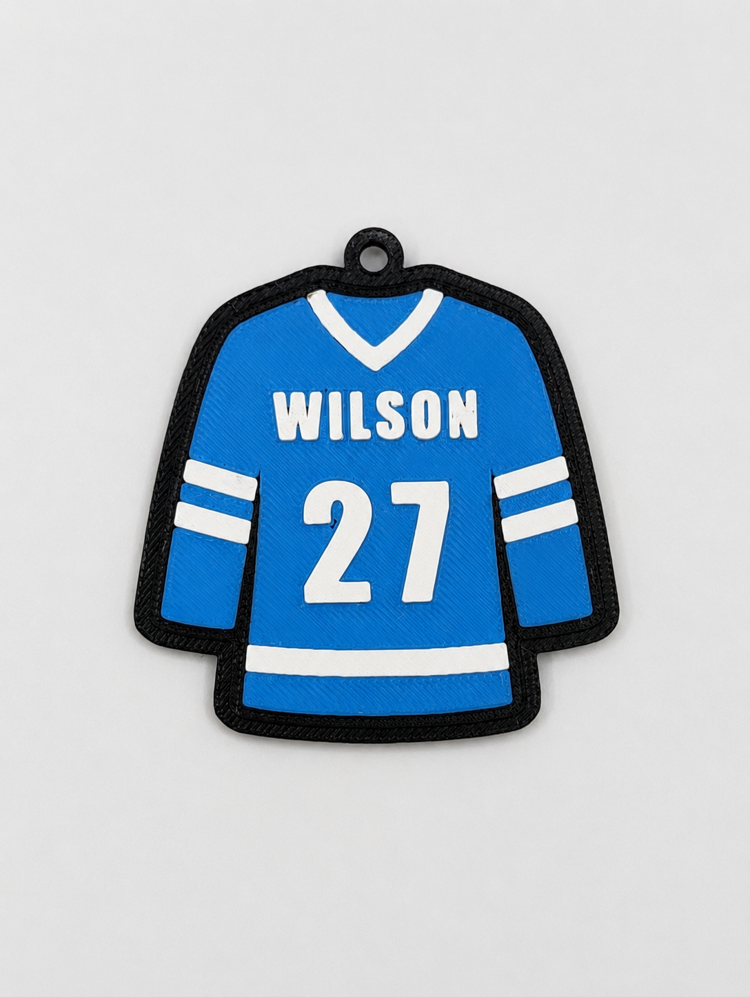 Hockey Jersey Tags Keychain