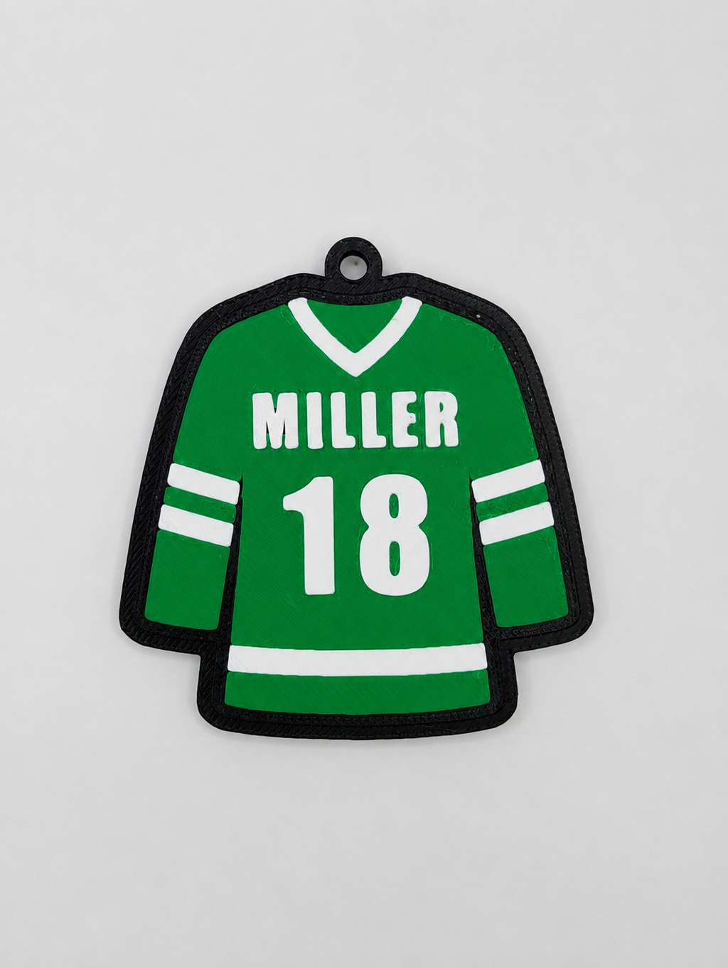 Hockey Jersey Tags Keychain