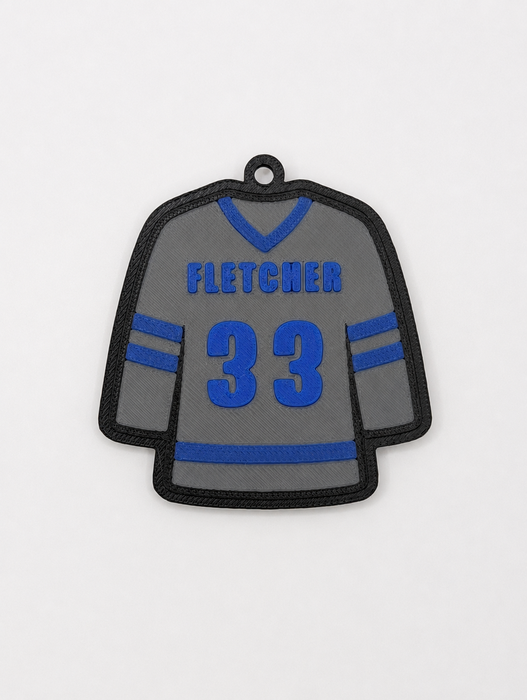 Hockey Jersey Tags Keychain