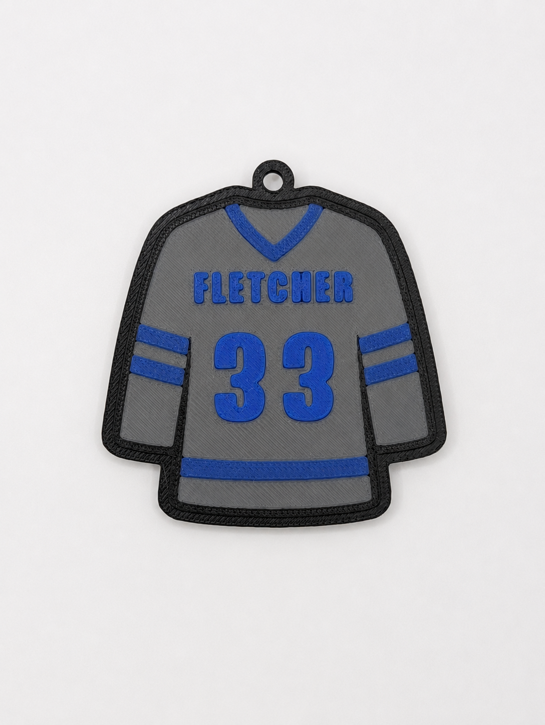 Hockey Jersey Tags Keychain