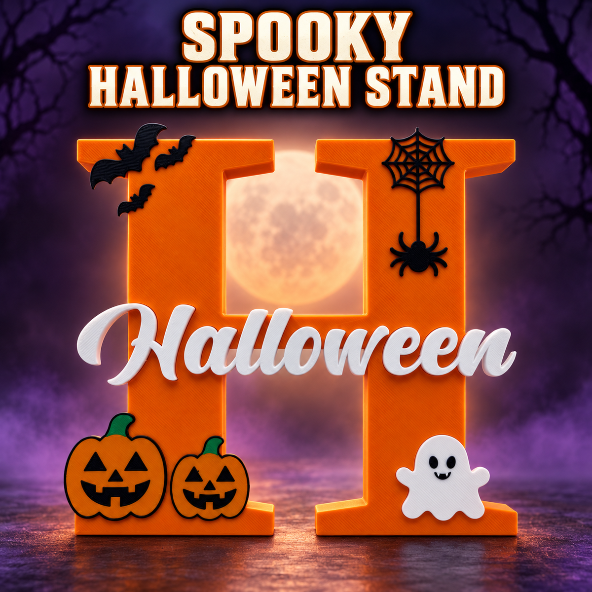 Halloween Stand - 3D Printed Halloween Decor