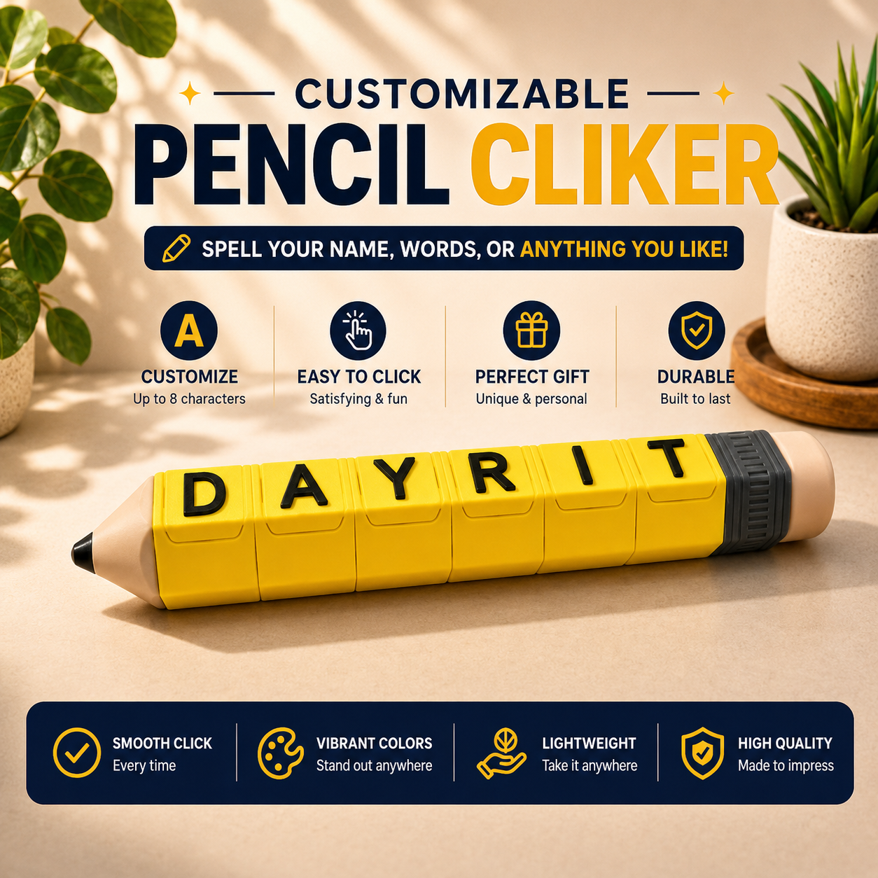 Personalized Pencil Clicker square product thumbnail