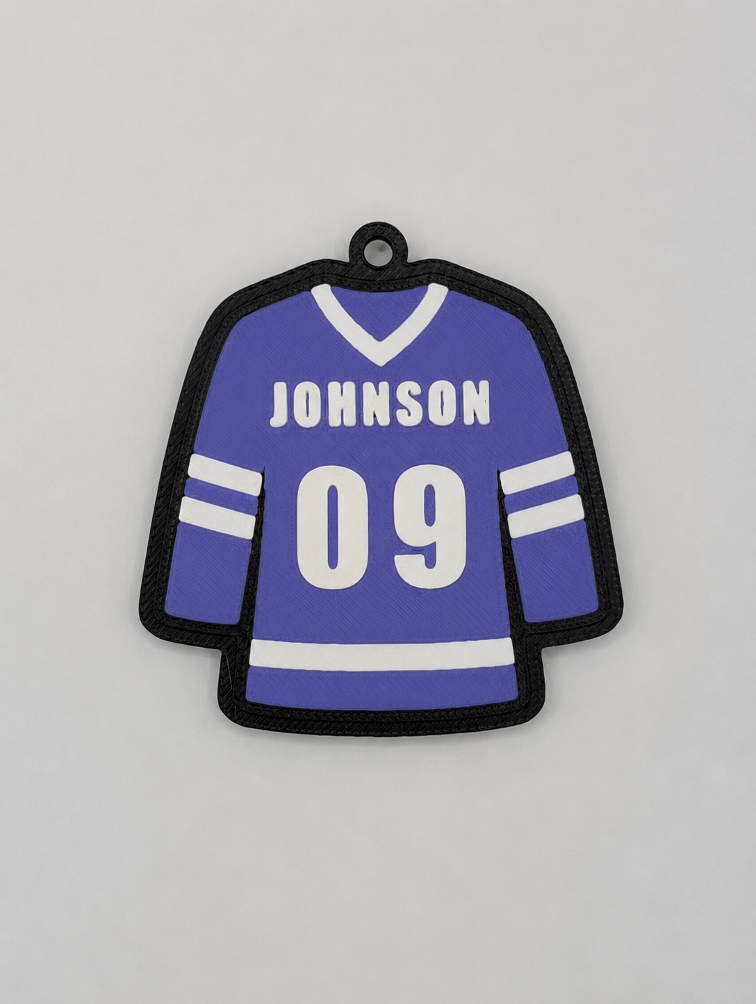 Hockey Jersey Tags Keychain