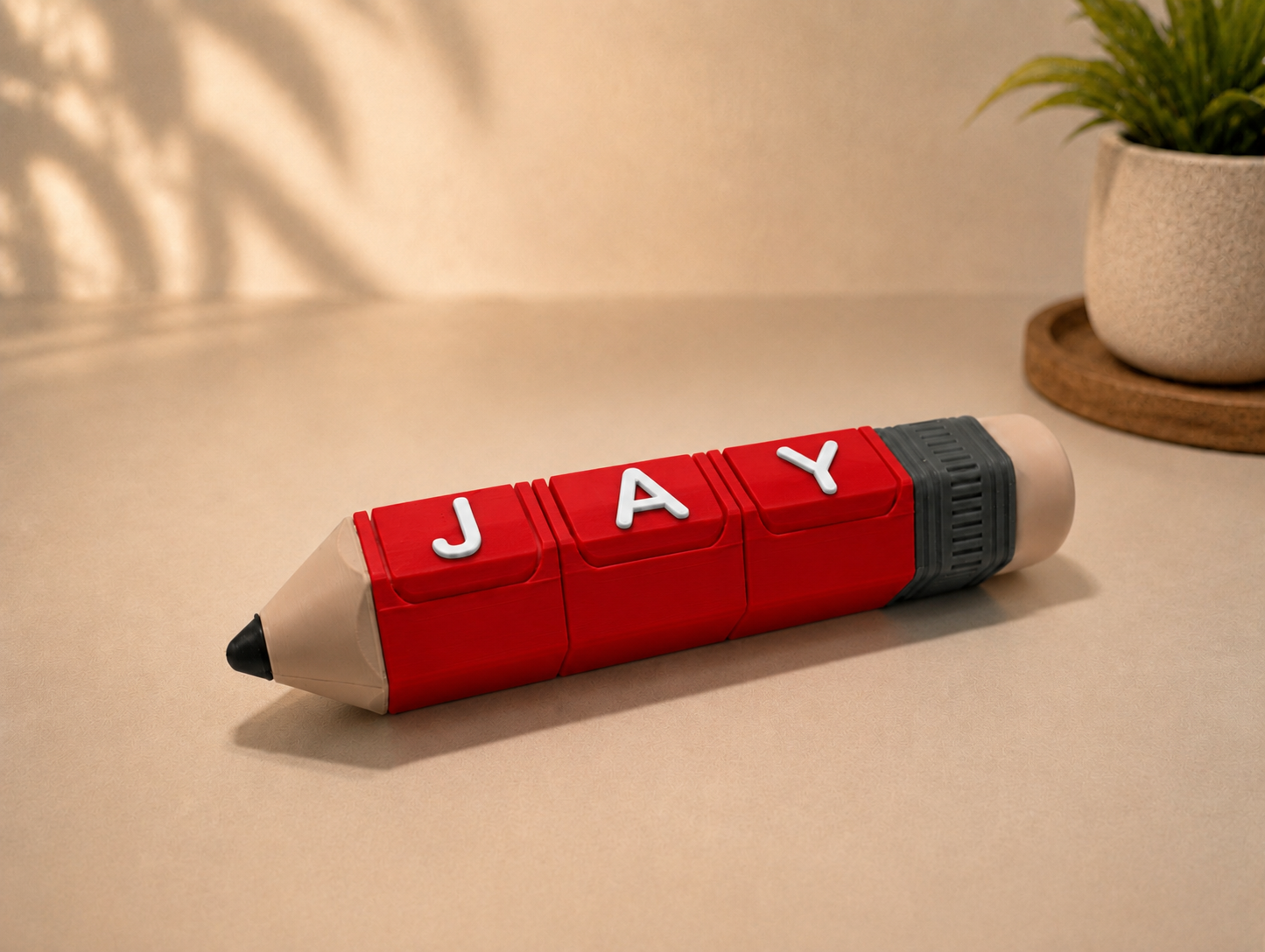 Personalized Pencil Clicker Fidget – Up to 8 Characters