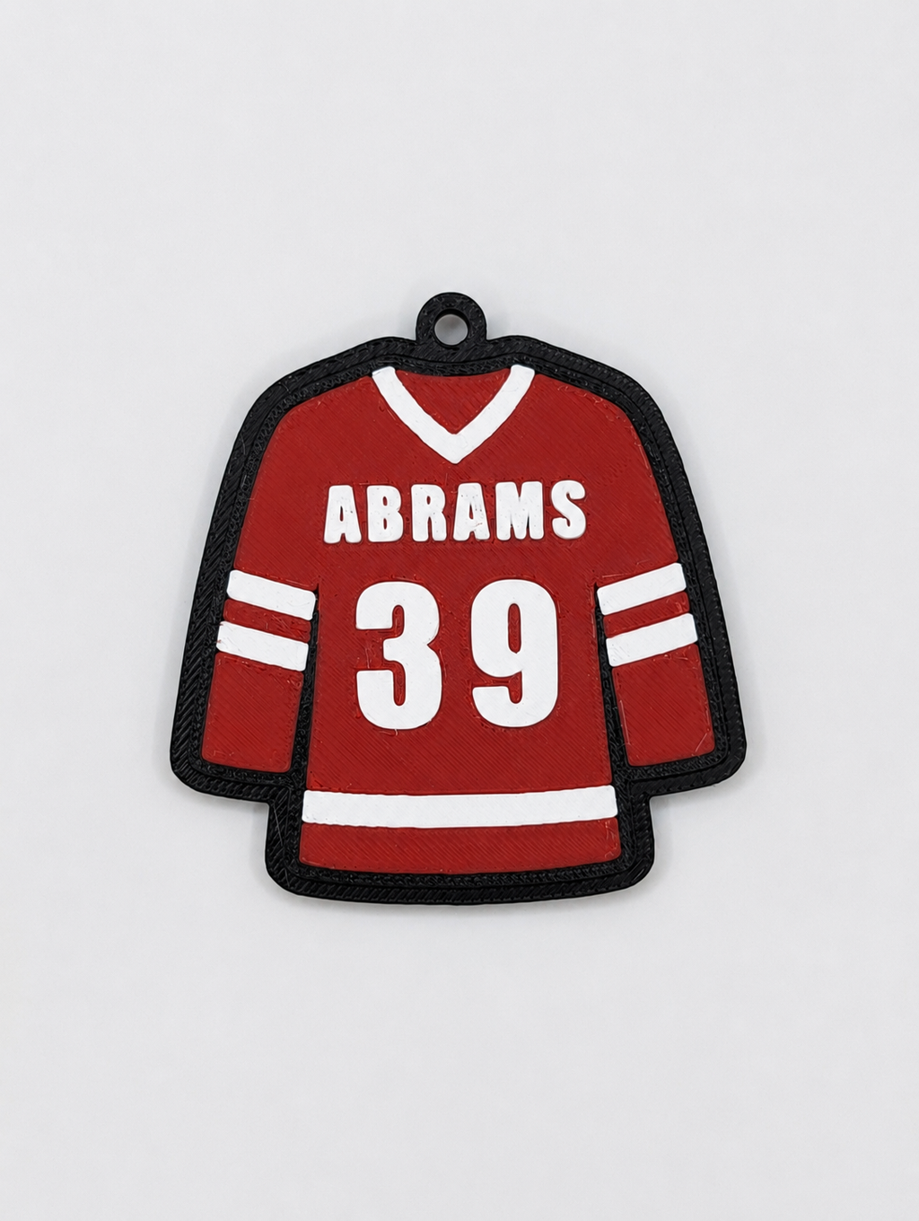 Hockey Jersey Tags Keychain