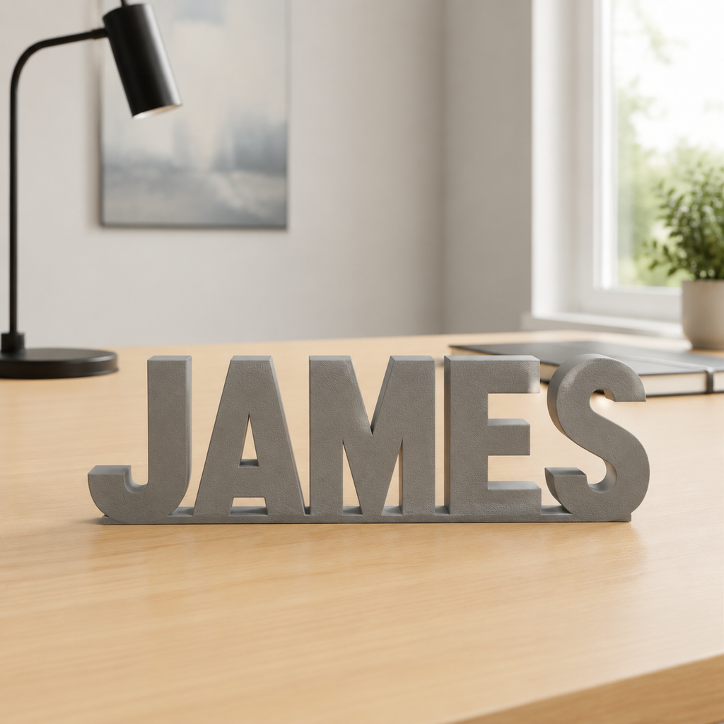 Customizable Name Stand
