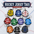 Hockey Jersey Tags Keychain