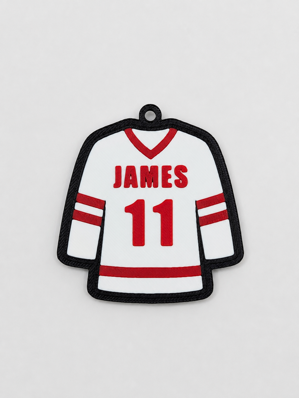 Hockey Jersey Tags Keychain