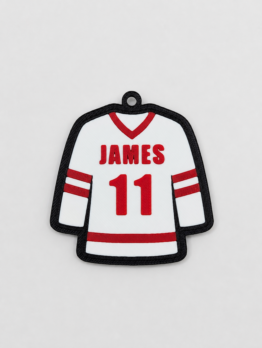 Hockey Jersey Tags Keychain