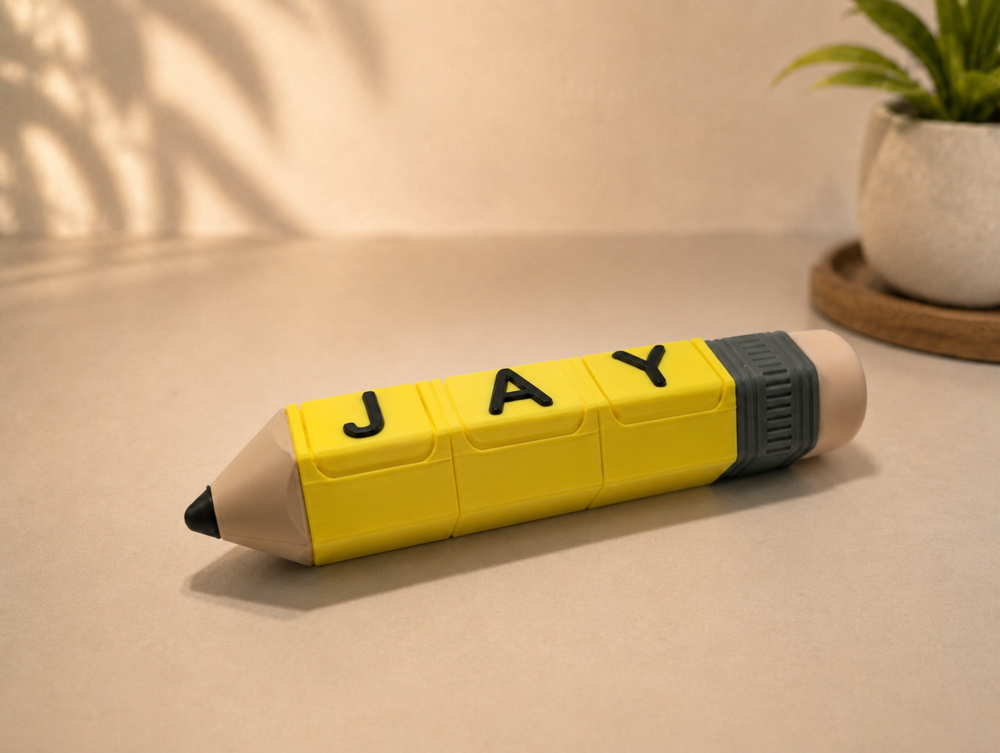 Personalized Pencil Clicker Fidget – Up to 8 Characters