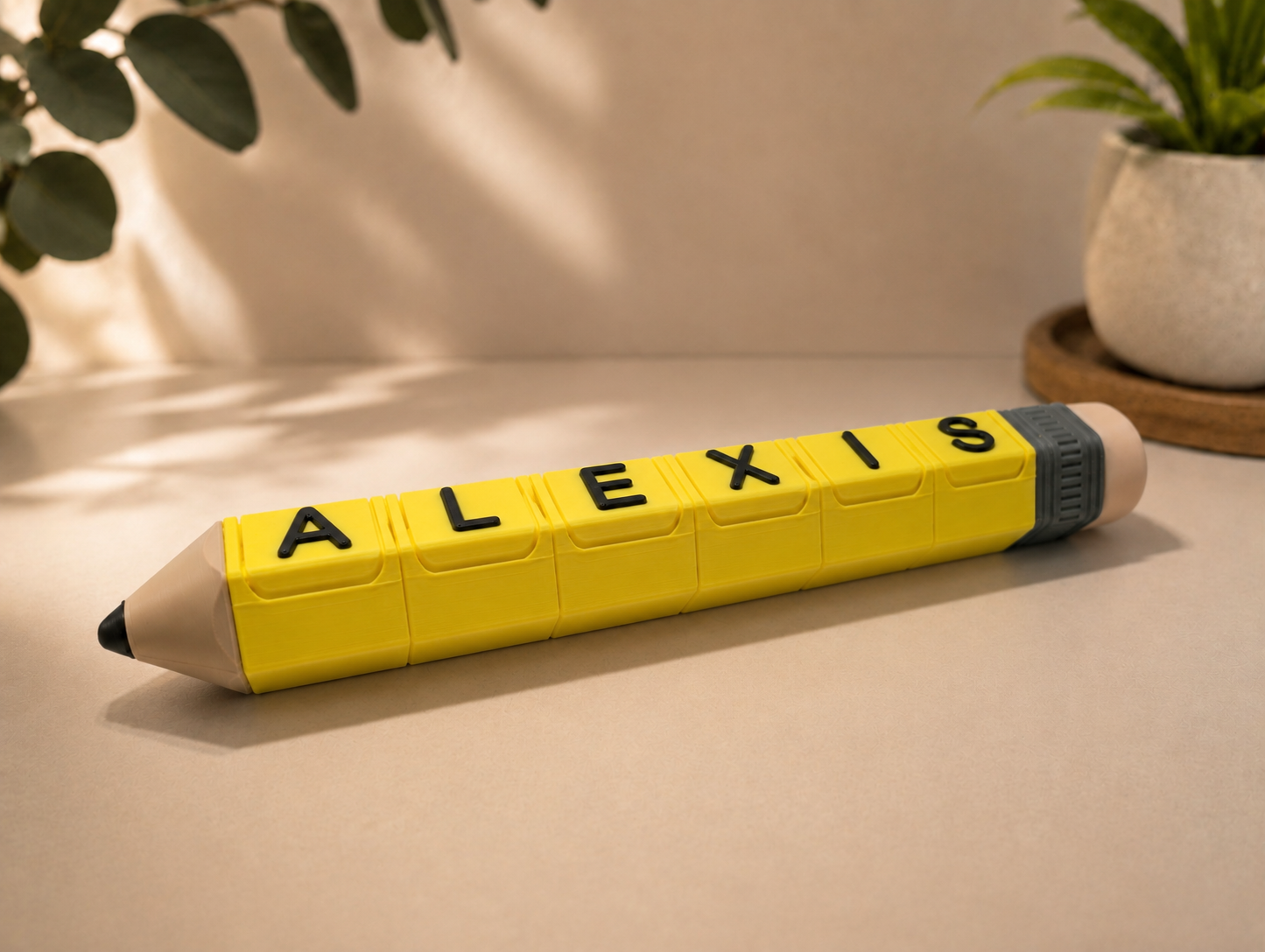 Personalized Pencil Clicker Fidget – Up to 8 Characters