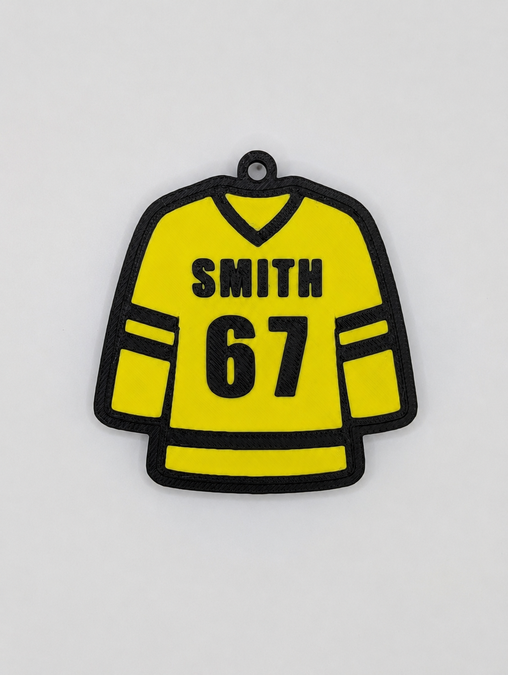 Hockey Jersey Tags Keychain