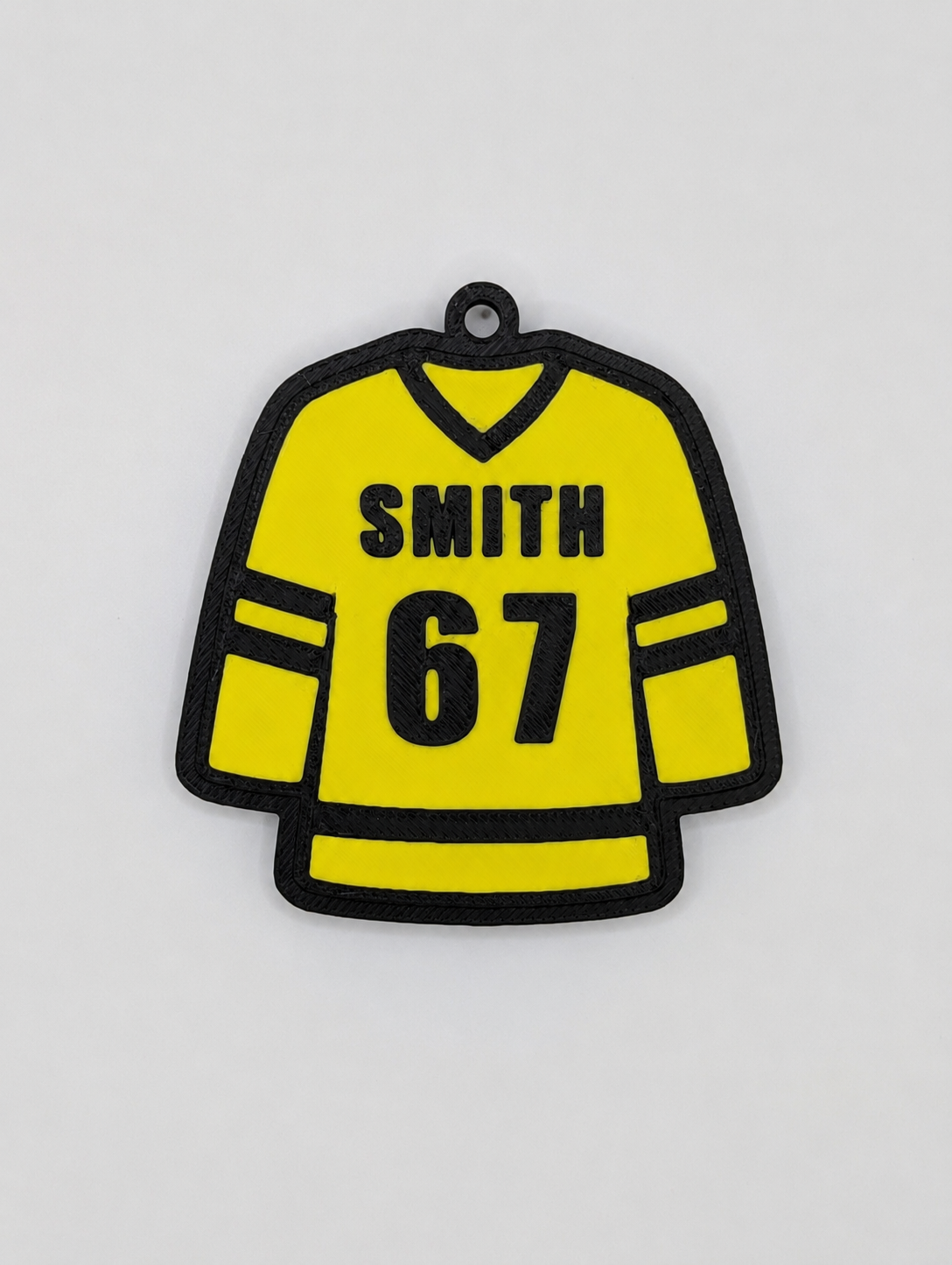 Hockey Jersey Tags Keychain